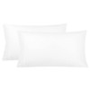 PiccoCasa Pillowcases 2 Pack Cotton Pillow Cases with Zipper Closure