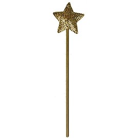 Jacobson Hat Company Ladies Sparkly Star Wand (Gold)