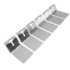 6PCS T Post Bracket 3 Inch Heavy Duty Carbon Steel