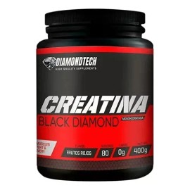 Diamondtech Creatina Monohidratada Black Diamond 400gr Sabor Frutos Rojos