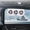 Automobile Ventilator Cooling Fan, 3 Holes SUV Window Exhaust Fan,
