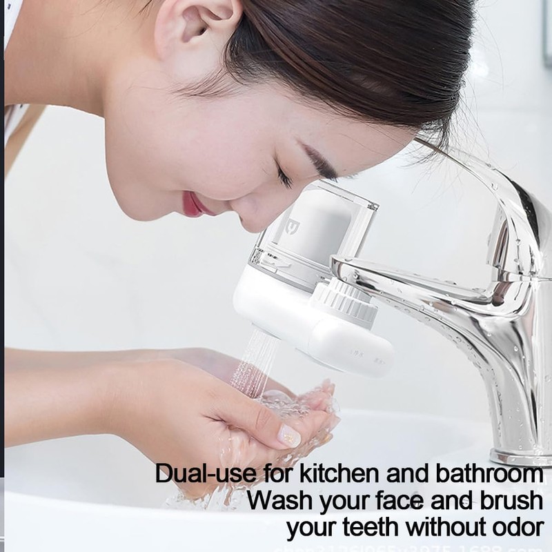 CLSSLVVBN Vertical Faucet Mount Water Filtration System Tap Water Treatment