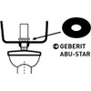 Sanitop-Wingenroth Cistern Gasket Set, 2 Piece Set, Rubber Bell Seal