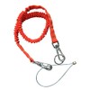 kangyuan 2pcs BUNGEE LEASH CORD Fabric Safety Cord Spring Snap