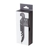 Viski Gunmetal Signature Double Hinged Waiters Corkscrew Wine Opener, Stainless