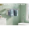 SKIKEN Wall Mounted Hidden Clothes Drying Rack - Pull-Out Laundry