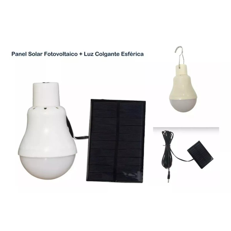 BOT Recargable Solar Separable Tienda Bombilla Emergencia Luz
