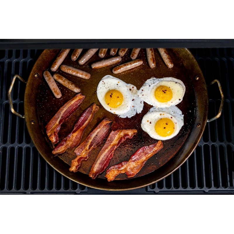 Oklahoma Joe's® 19-inch Carbon Steel Griddle, Gray - 1996977P04