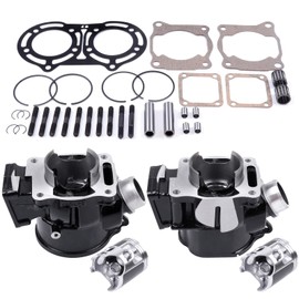 ECCPP Cylinder Piston Gasket Top End Kit 1987-2006 for Yamaha Banshee 350 YFZ 350 New Cylinder Piston Ring Gasket