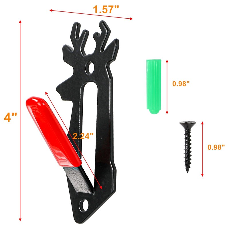 Yopay 12 Pack European Mount Skull Hangers, Deer Skull Mount