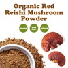 Food to Live Organic Red Reishi Mushroom Powder, 8 Ounces