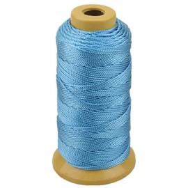Twisted Nylon Line Twine String Cord for Gardening Marking DIY Projects Crafting Masonry (Light Blue, 1.5mm-328 feet)