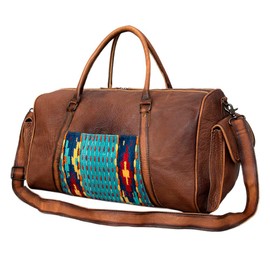 American Darling Duffel Saddle Blanket Genuine Leather Western Women Bag | Handbag | Leather Duffle Bag | Weekend Bag | Travel Duffel Bags | Duffel Bag for Women |