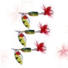 CORHAD Durable Fishing Spinner Sequin Bait 4.5cm Real Fish Shape