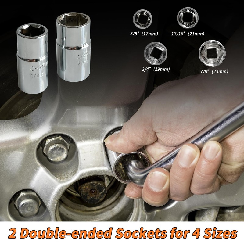 SUGOOE Car Jack Kit, Scissor Jack for 2 Ton (4409