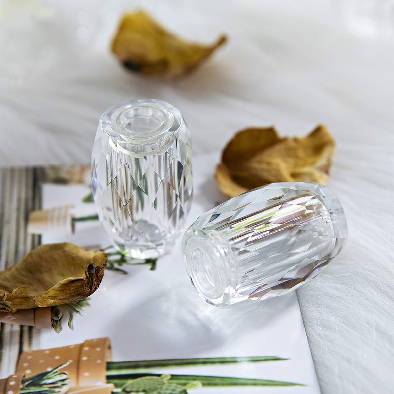 1.8" Refillable Crystal Seasoning Bottle Salt and Pepper Shakers Kitchen