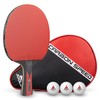 JOOLA Carbon Table Tennis Bat ITTF Approved Professional Table Tennis