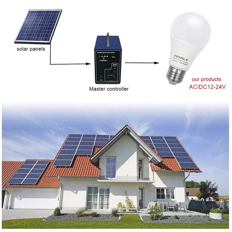 Honle E26 E27 LED 12-24V AC/DC Low Voltage 7W Daylight