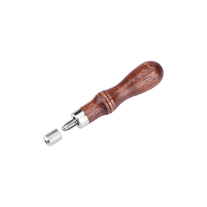 Stitching Awl, 4 in 1 Wooden Handle Leather Stitching Sewing