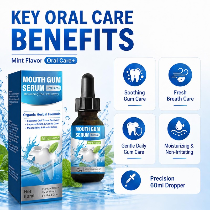 Gum Restore Drops, Premium Gum Repair for Receding Gums, Fresh