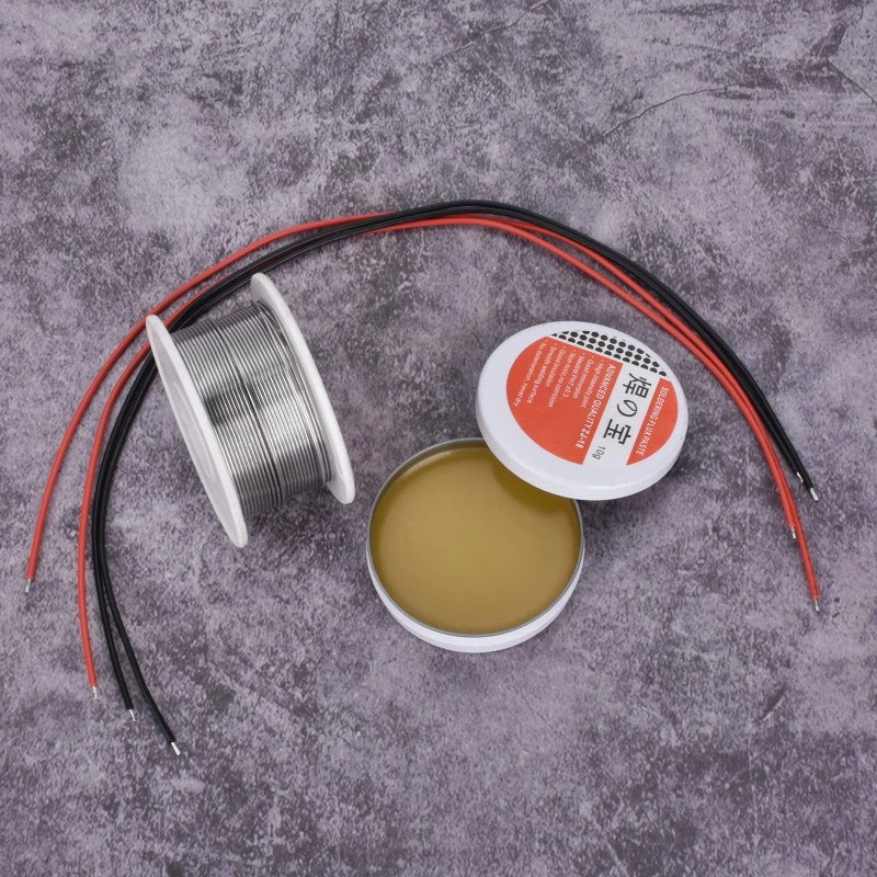 Accencyc Solder Core Wire and Rosin Paste Flux Kit 60-40