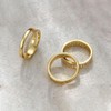 TOFBS Set of 3 Rings for Women, 18 Carat Gold-Plated