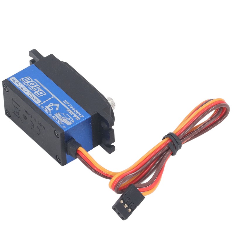 20KG RC Digital Servo with Arm Blue Metal Gear Accurate