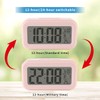 YUANRANER Digital Alarm Clock with Indoor Temperature, Battery Operated,Snooze Model,12/24H