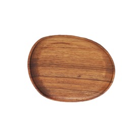 S'more Woodi plate Wooden Tableware Plate (M Size: 7.9 x 7.9 inches (20 x 20 cm))