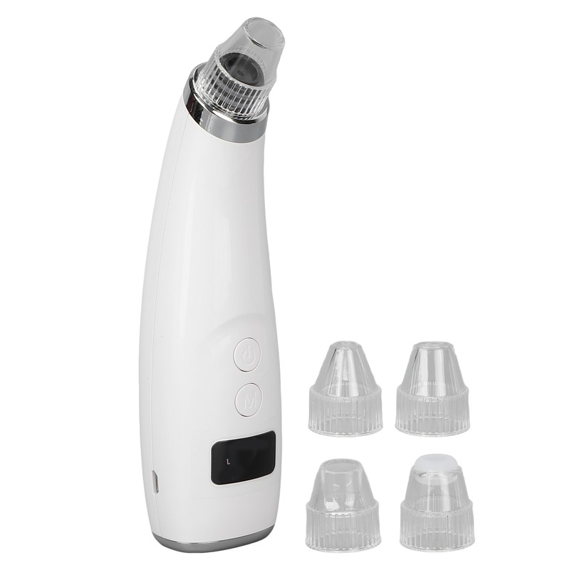 Electric Blackhead Vacuum Cleaner LED Display 3 Strength Blackhead Extractor