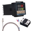 WANGCL Digital PID Controller Intelligent Thermostat with 25A SSR Relay