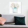 Oliver Gal Dawn Morning Bouquet Aquamarine Canvas Print Wall Art