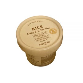 Skinfood Radiance Moisturizing Rice Daily Brightening Mask Wash-Off / 스킨푸드 광채 보습 라이스데일리 브라이트닝 마스크 워시오프