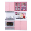 Kids Play Kitchen Set Playset Mini Kitchen Role Play Toys