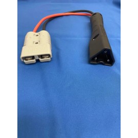 EZGO RXV/TXT 48V Golf Cart Charger Plug 3-Pin Triangle SB50 Connector Anderson