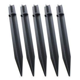 E-outstanding 5Pcs Ground Spikes Stakes Solar Lights Spikes Replacement Ground Stakes Plastic Outdoor Lighting Parts Accessories for Garden Lights