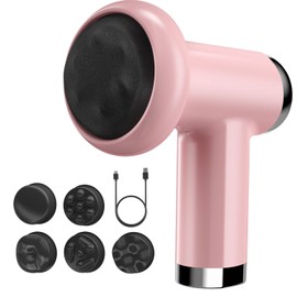 Herramienta de masaje anticelulítico, máquina de escultura corporal para mujeres, dispositivo de drenaje linfático con rodillo Lipo, uso doméstico de mano para escultura de grasa del (Rosa)