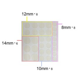 YXMGC Invisible Spot Covers, Hydrocolloid Patch Dots for Face, Facial Stickers, 4 Sizes (120 Count)