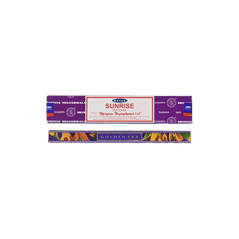 Satya Sai Baba Sunrise Nag Champa Incense Sticks (15 sticks)