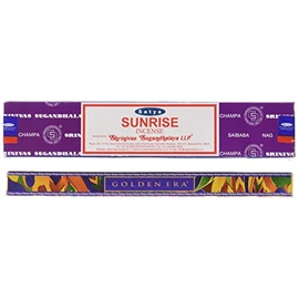 Satya Sai Baba Sunrise Nag Champa Incense Sticks (15 sticks)