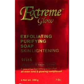 Extreme Glow Exfoliating Soap 200 ml (Pack of 2) by Extreme Glow