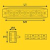 LAMPHUS NanoFlare 5" 6W Amber Red LED Surface Mount Police