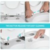 SADALAK D/U Shape Toilet Seat,Soft Close and Quick-Release for Easy