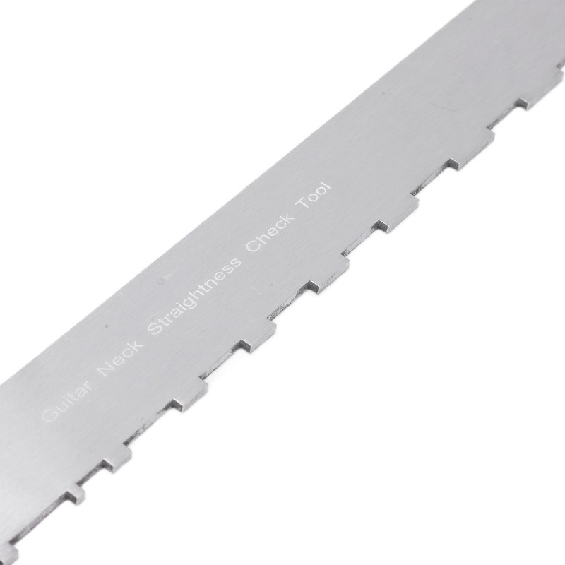 Guitar Neck Notched Ruler Aluminum Music Instrument Accessories for Electric