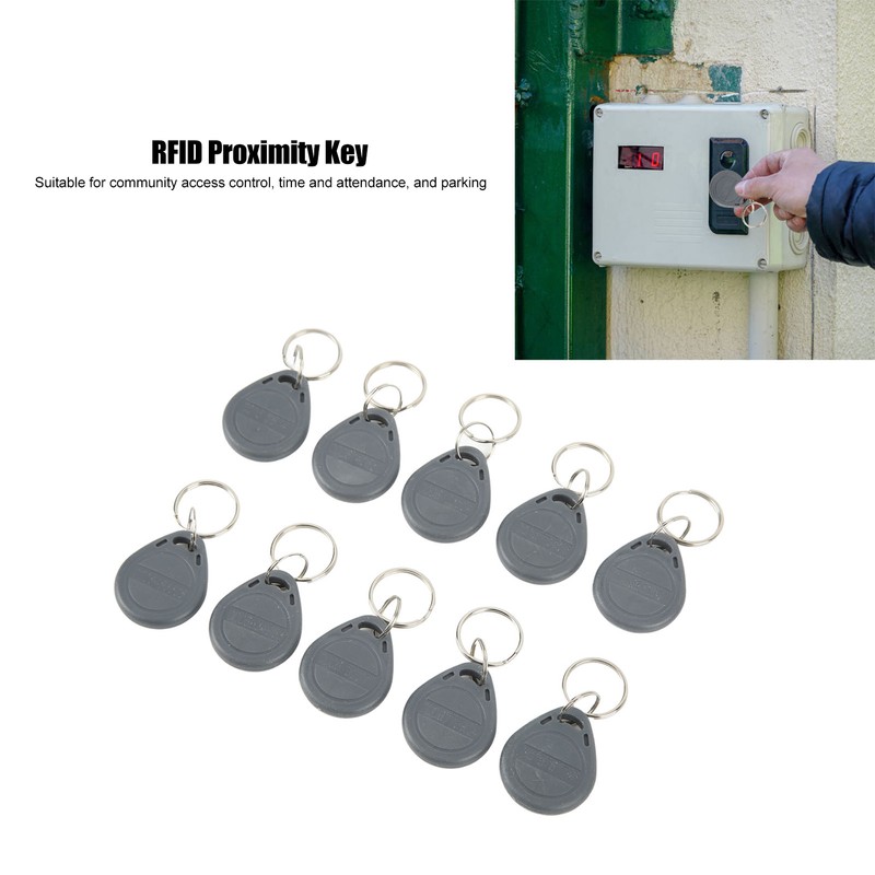 100PCS RFID Key Fob Sensitive Induction Waterproof 125KHz RFID Proximity