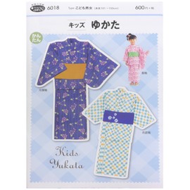 Pattern/Pattern Fit Pattern Sun Kids Yukata 6018