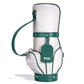 PGM Women's Green Superfiber Carry Golf Bag, 2 Dividers, 2 Pockets, Convertible Strap, 420g