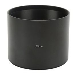 3.7in Telephoto Lens Hood Aluminum Alloy Mirror Telephoto Lens Hood for Photography Accessories