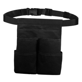 Sarini Massage Bottle Bag, Professional Massage Therapist Holster for 2 Bottles, Massage Lotion Oil Waist Holder Organiser with Adjustable Belt, Multiple Pockets (Bag Only)