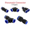 TOOLSTAR Air Hose Fitting 10mm Straight Pneumatic Fittings Push in
